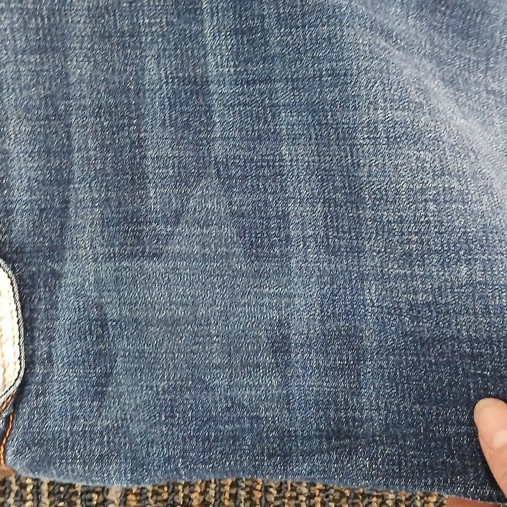 CAbi Women's Slim Boyfriend Denim Jeans 2 Tone Freyed Size 2 - Picture 4 of 9